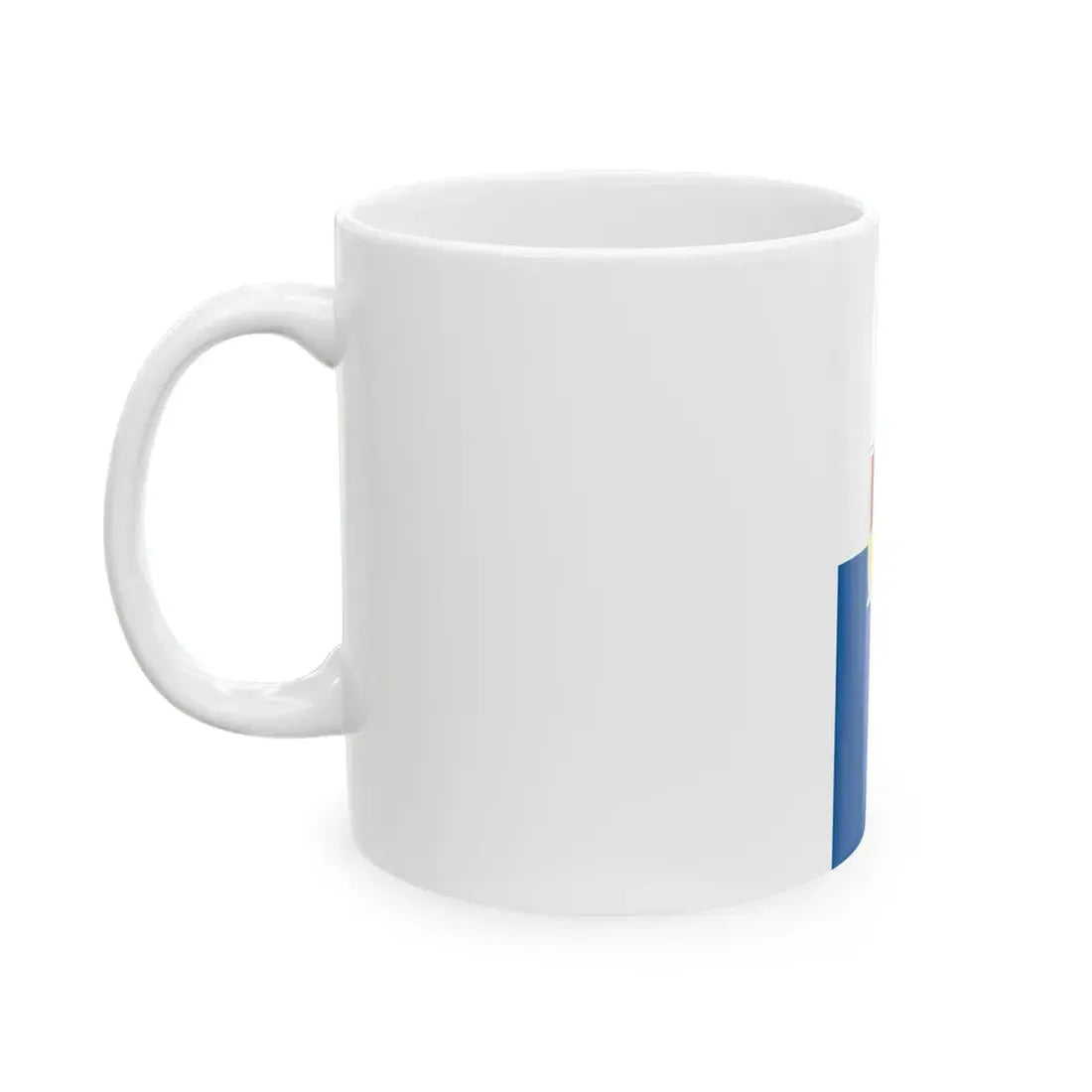 Flag of Puspokszilagy vertical (Hungary) White Coffee Mug - Go Mug Yourself