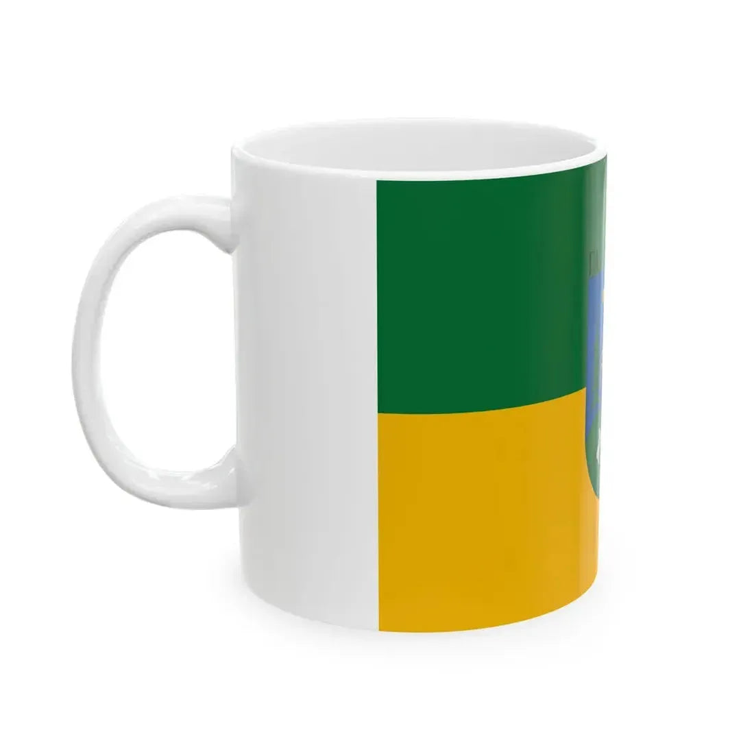 Flag of Pusztaapati (Hungary) White Coffee Mug - Go Mug Yourself