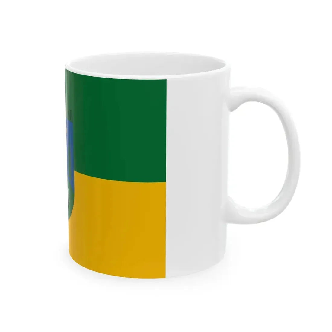Flag of Pusztaapati (Hungary) White Coffee Mug - Go Mug Yourself