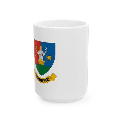 Flag of Pusztahencse (Hungary) White Coffee Mug 15oz - Go Mug Yourself