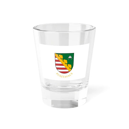 Flag of Pusztavacs (Hungary) Shot Glass 1.5oz 1.5oz - Go Mug Yourself