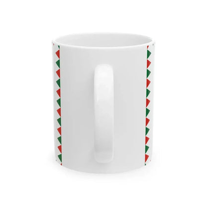 Flag of Pusztavam (Hungary) White Coffee Mug - Go Mug Yourself