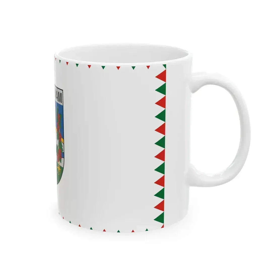 Flag of Pusztavam (Hungary) White Coffee Mug - Go Mug Yourself