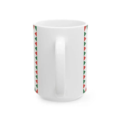 Flag of Pusztavam (Hungary) White Coffee Mug - Go Mug Yourself