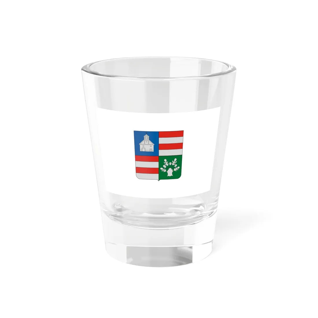 Flag of Pusztazamor (Hungary) Shot Glass 1.5oz 1.5oz - Go Mug Yourself