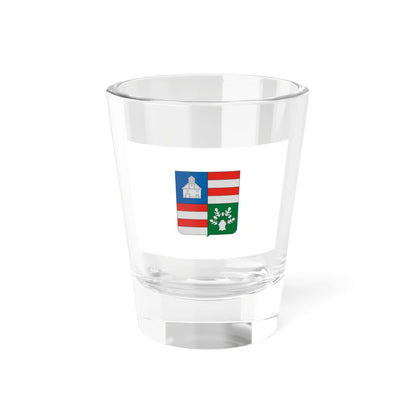 Flag of Pusztazamor (Hungary) Shot Glass 1.5oz 1.5oz - Go Mug Yourself
