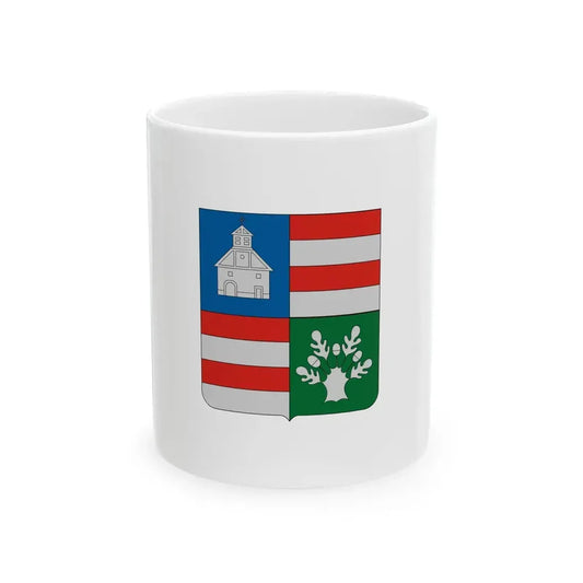 Flag of Pusztazamor (Hungary) White Coffee Mug 11oz - Go Mug Yourself