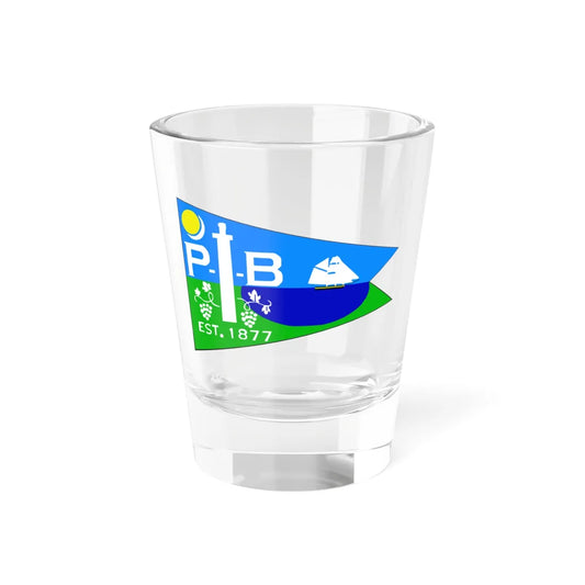 Flag of Put-in-Bay Ohio (United States) Shot Glass 1.5oz 1.5oz - Go Mug Yourself