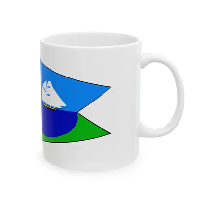 Flag of Put-in-Bay Ohio (United States) White Coffee Mug - Go Mug Yourself
