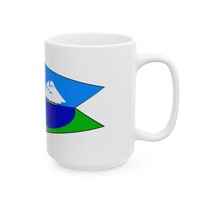 Flag of Put-in-Bay Ohio (United States) White Coffee Mug - Go Mug Yourself