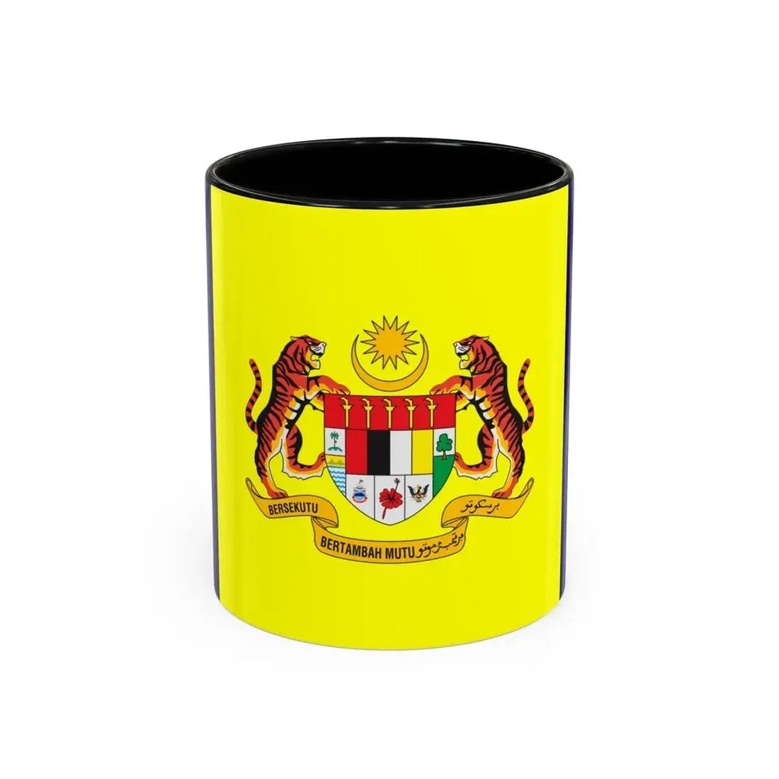 Flag of Putrajaya Malaysia - Accent Coffee Mug 11oz Black - Go Mug Yourself