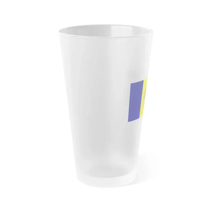 Flag of Putrajaya Malaysia - Frosted Pint Glass 16oz - Go Mug Yourself