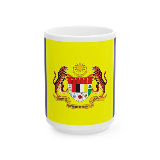 Flag of Putrajaya Malaysia - White Coffee Mug 15oz - Go Mug Yourself