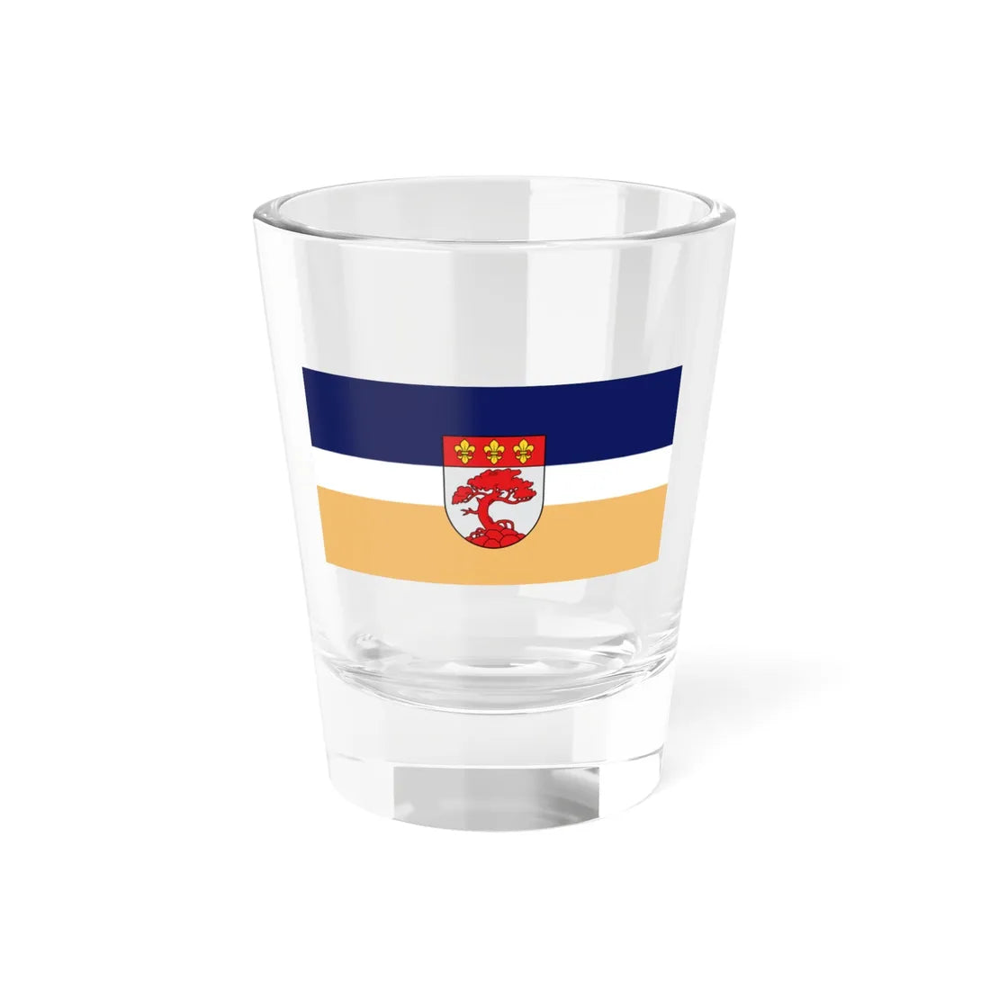 Flag of Pāvilosta (Latvia) Shot Glass 1.5oz 1.5oz - Go Mug Yourself