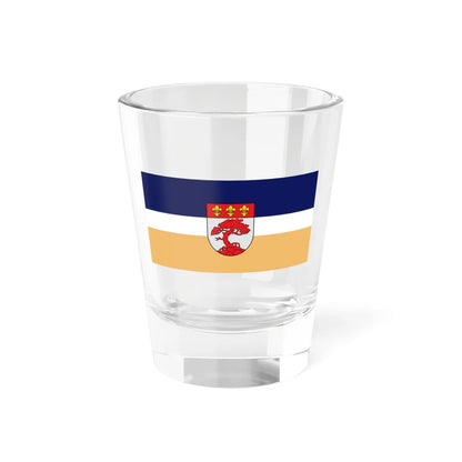 Flag of Pāvilosta (Latvia) Shot Glass 1.5oz 1.5oz - Go Mug Yourself