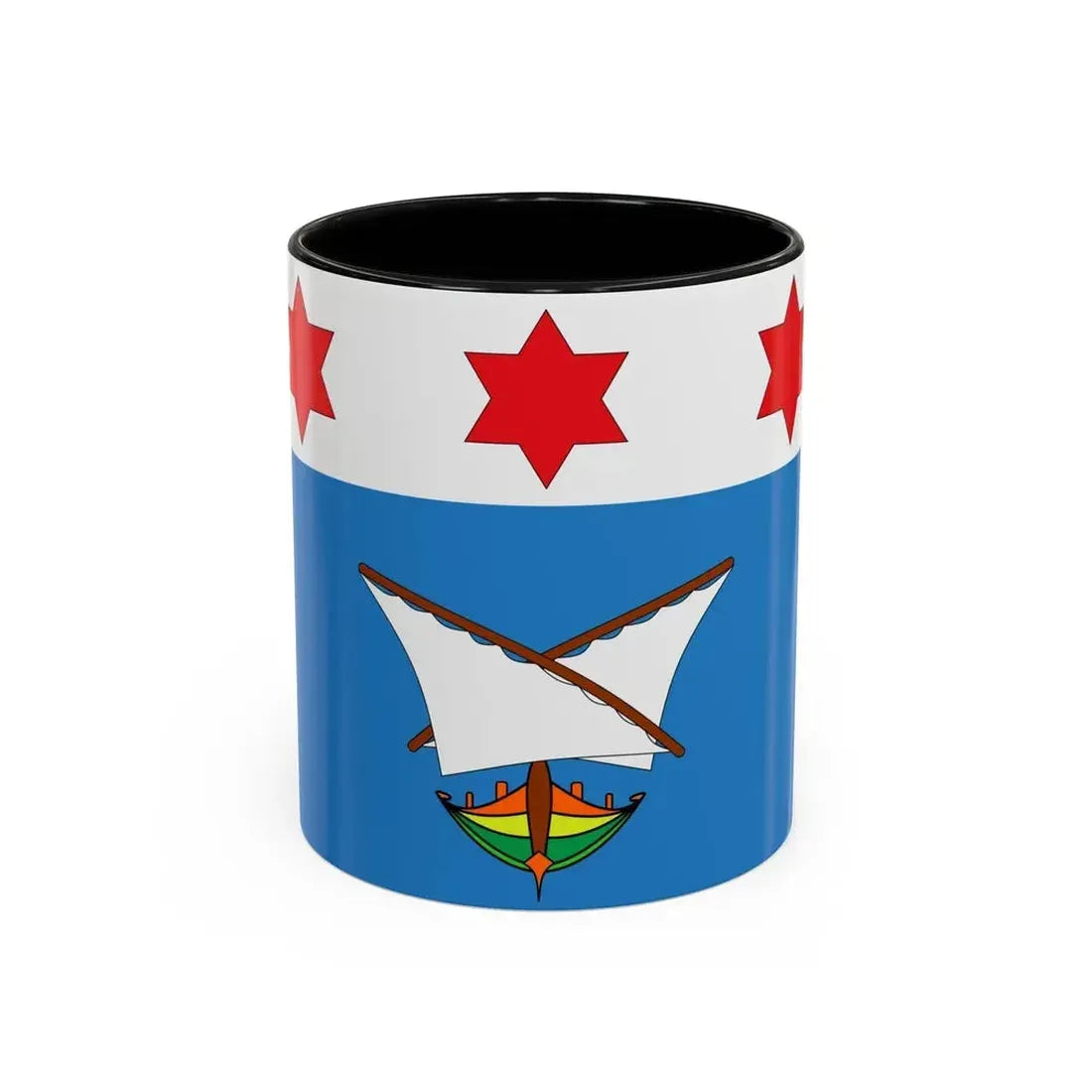 Flag of Qala Malta - Accent Coffee Mug 11oz Black - Go Mug Yourself