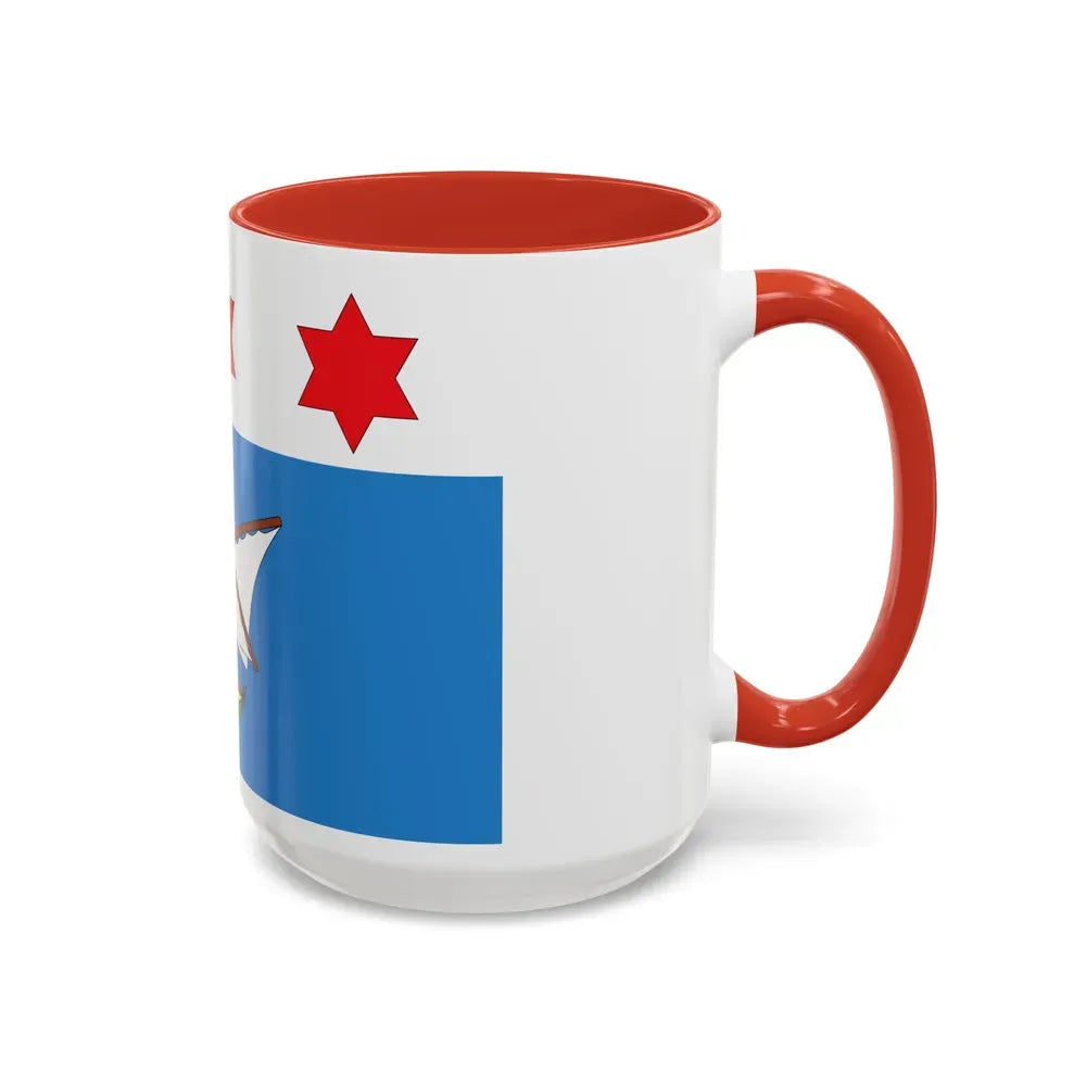 Flag of Qala Malta - Accent Coffee Mug - Go Mug Yourself