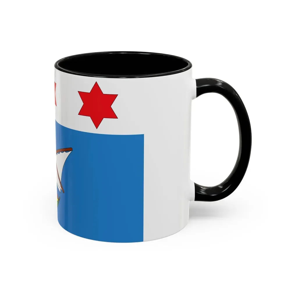 Flag of Qala Malta - Accent Coffee Mug - Go Mug Yourself