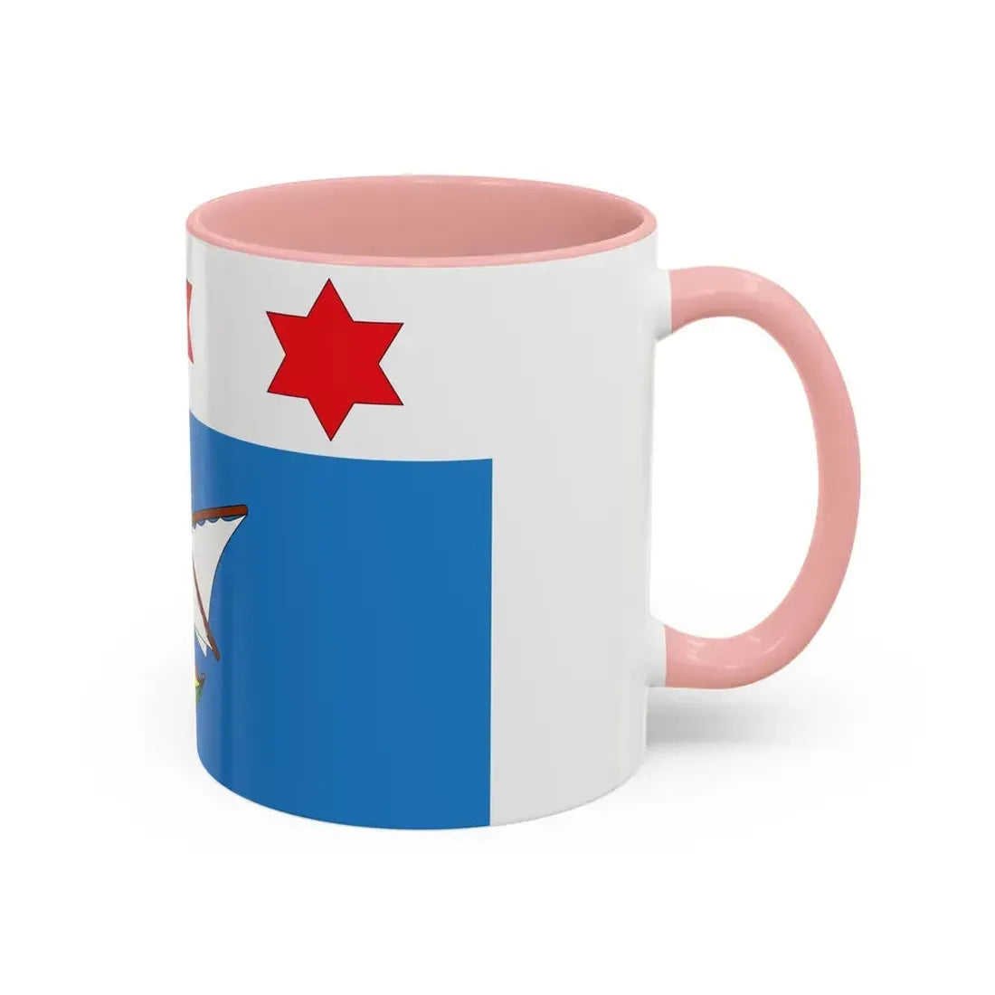Flag of Qala Malta - Accent Coffee Mug - Go Mug Yourself