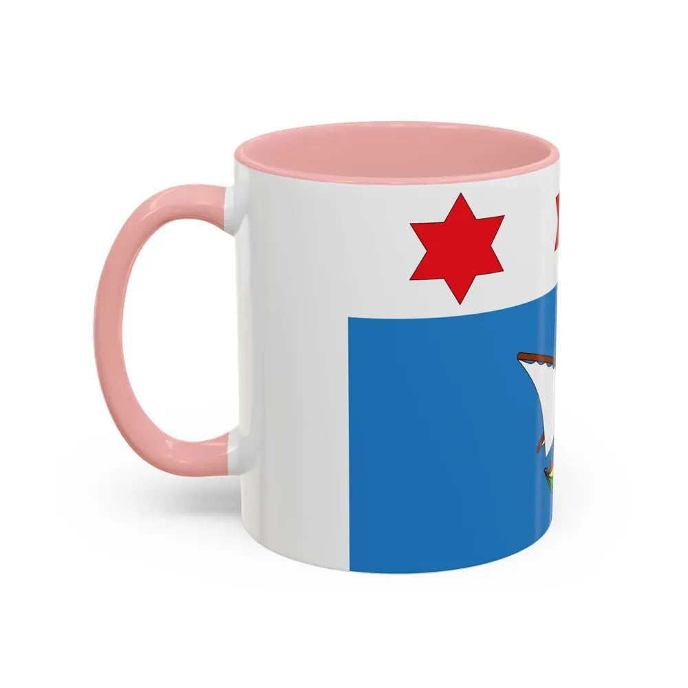 Flag of Qala Malta - Accent Coffee Mug - Go Mug Yourself