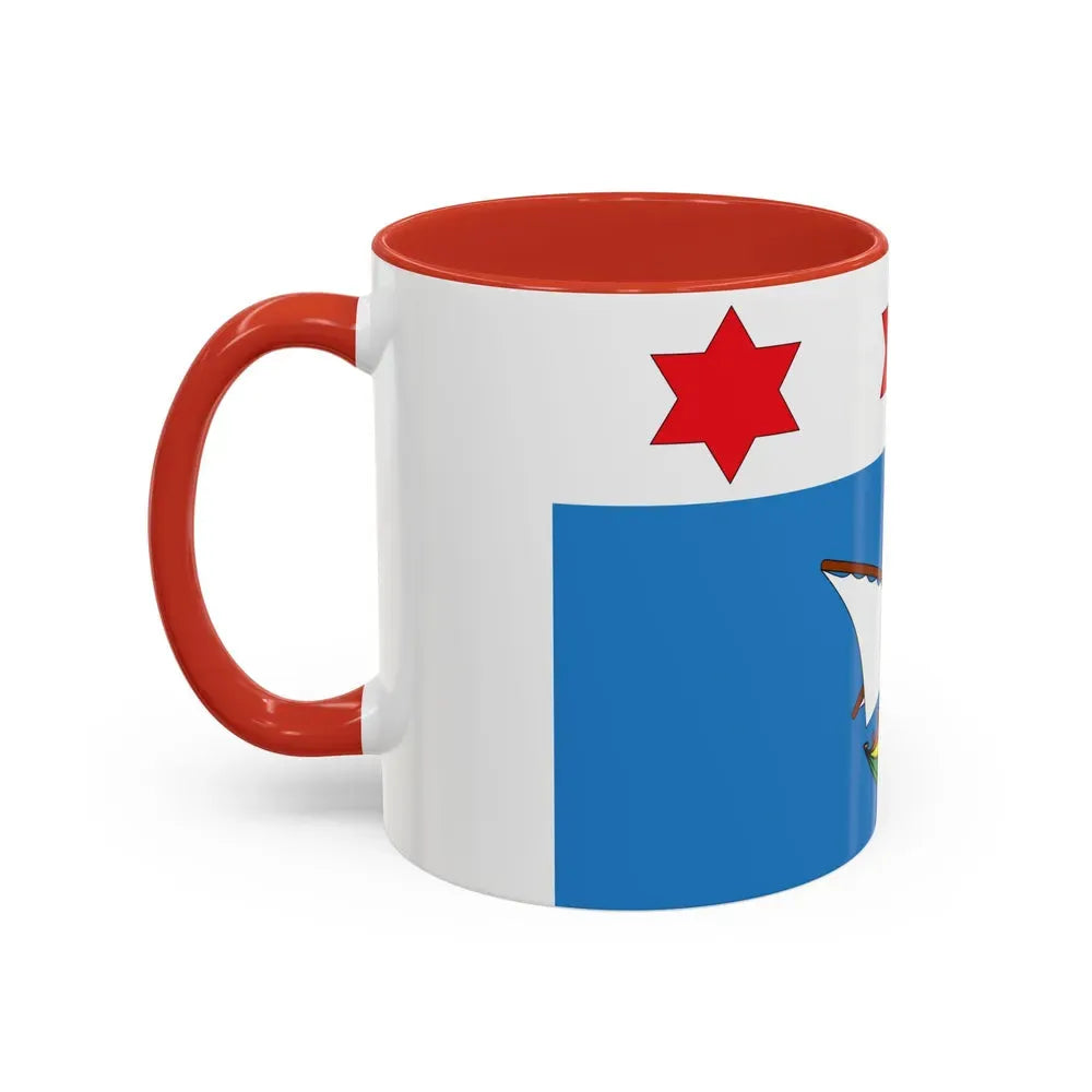 Flag of Qala Malta - Accent Coffee Mug - Go Mug Yourself