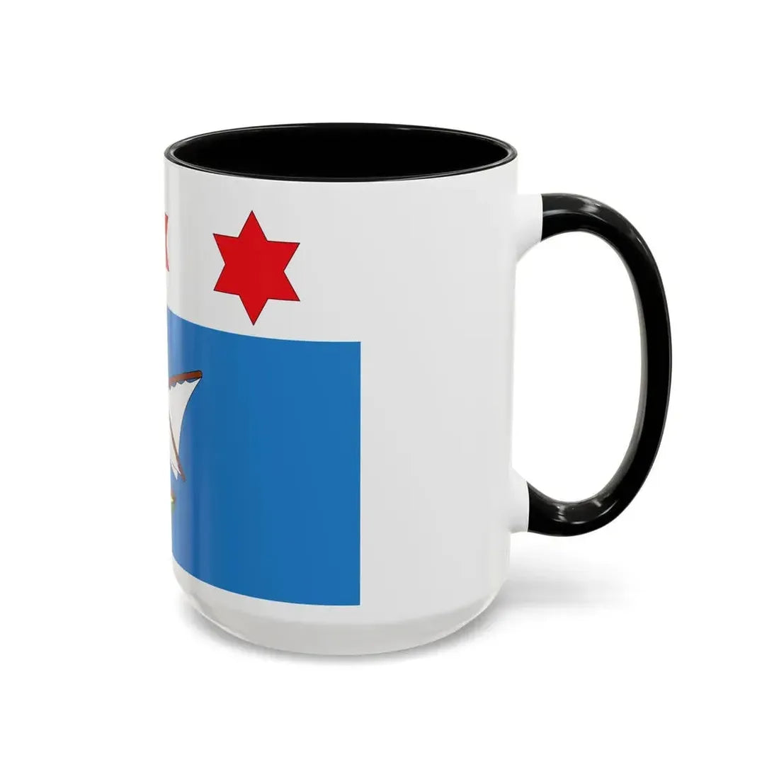 Flag of Qala Malta - Accent Coffee Mug - Go Mug Yourself