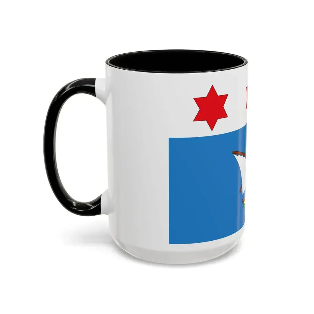 Flag of Qala Malta - Accent Coffee Mug - Go Mug Yourself