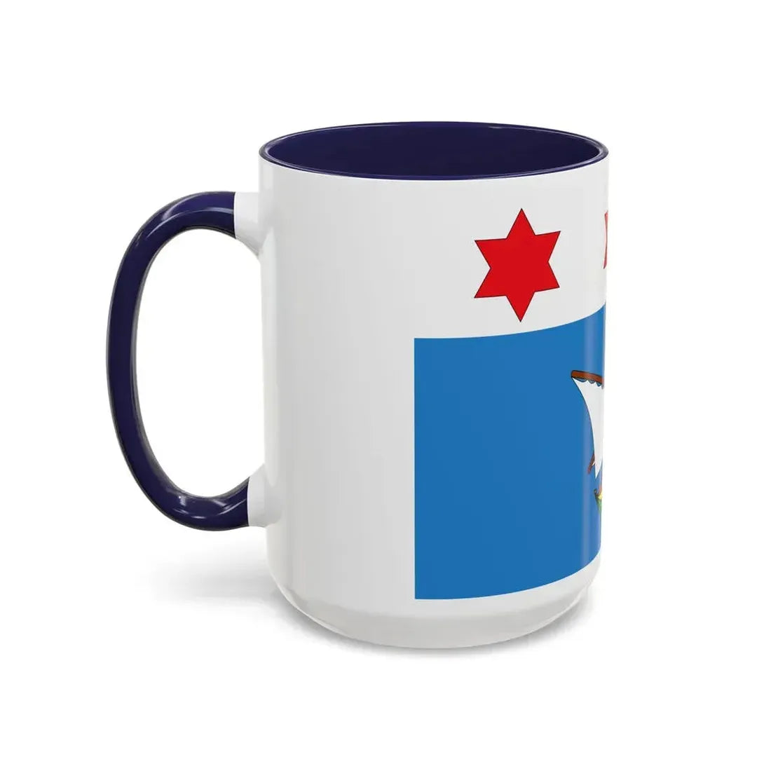 Flag of Qala Malta - Accent Coffee Mug - Go Mug Yourself