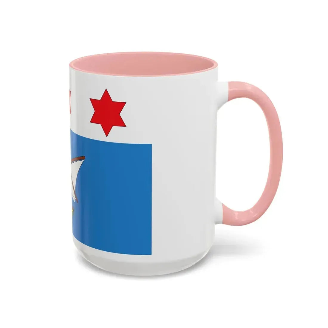 Flag of Qala Malta - Accent Coffee Mug - Go Mug Yourself