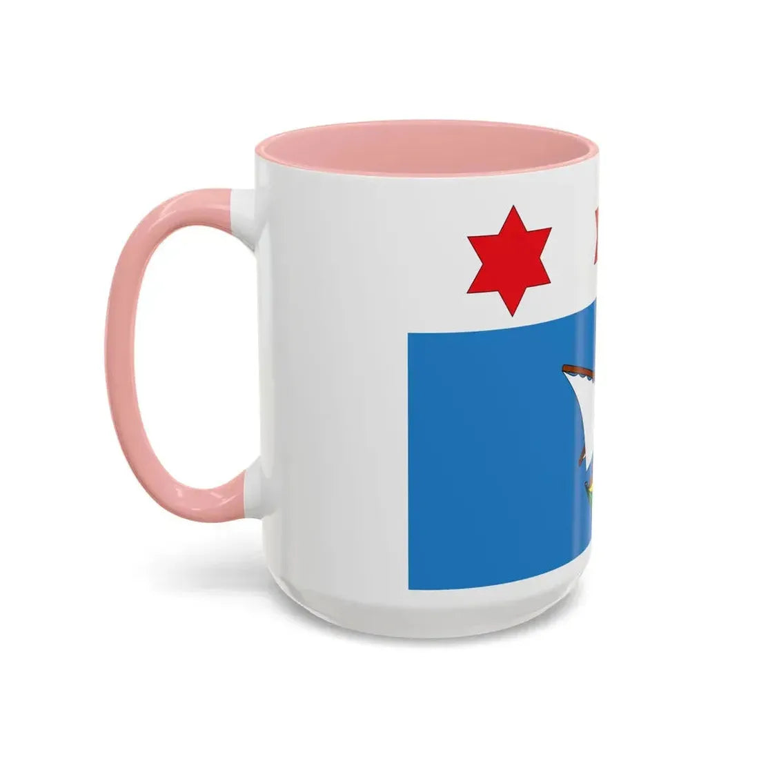 Flag of Qala Malta - Accent Coffee Mug - Go Mug Yourself