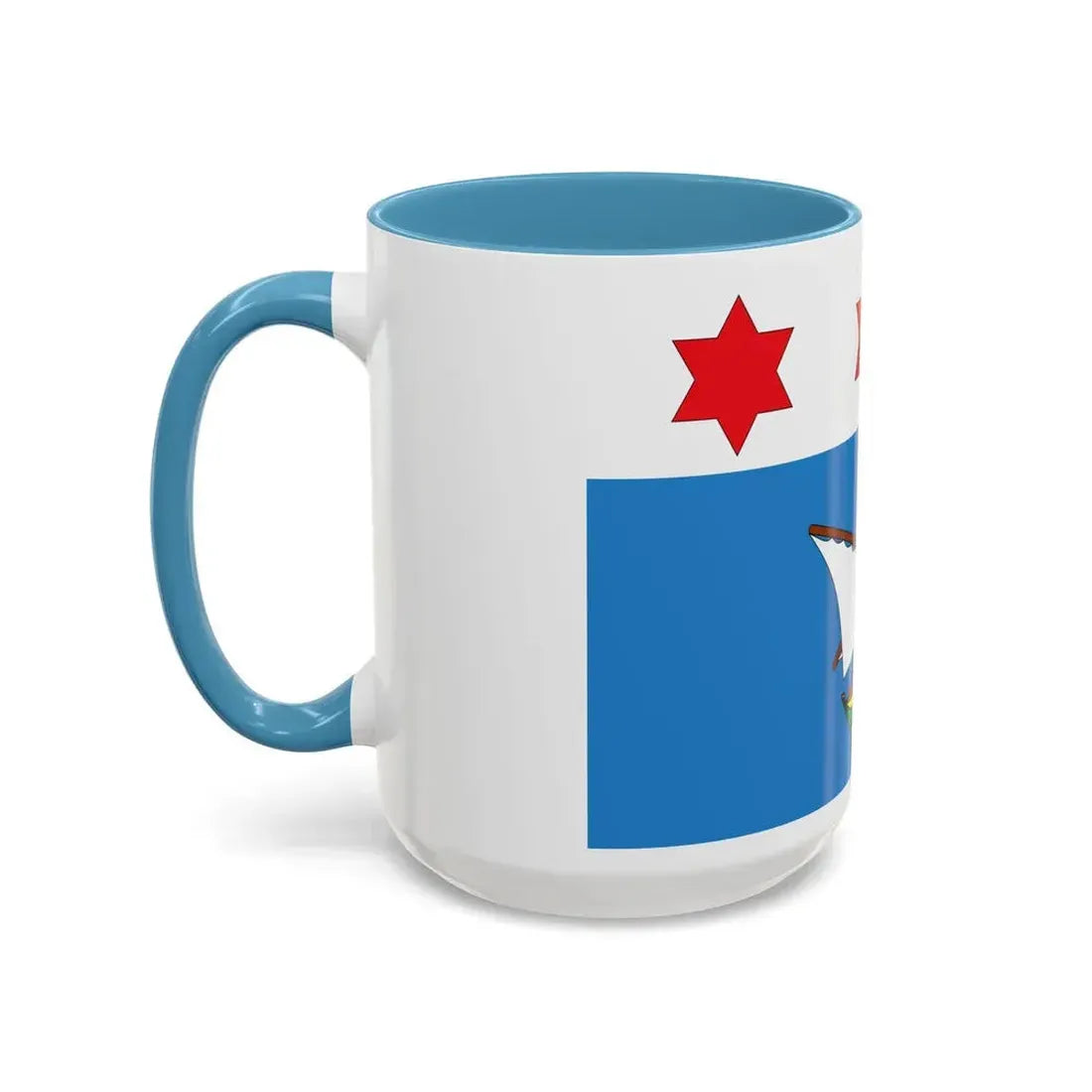 Flag of Qala Malta - Accent Coffee Mug - Go Mug Yourself