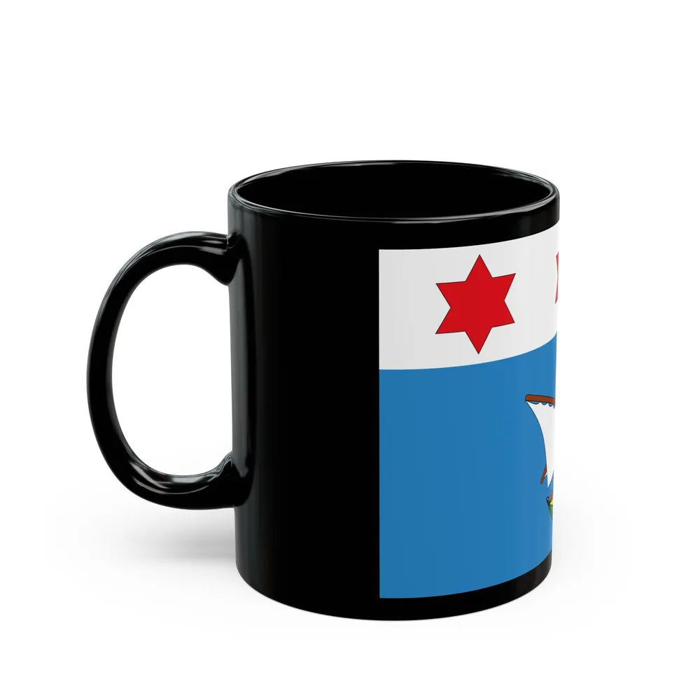 Flag of Qala Malta - Black Coffee Mug-Go Mug Yourself