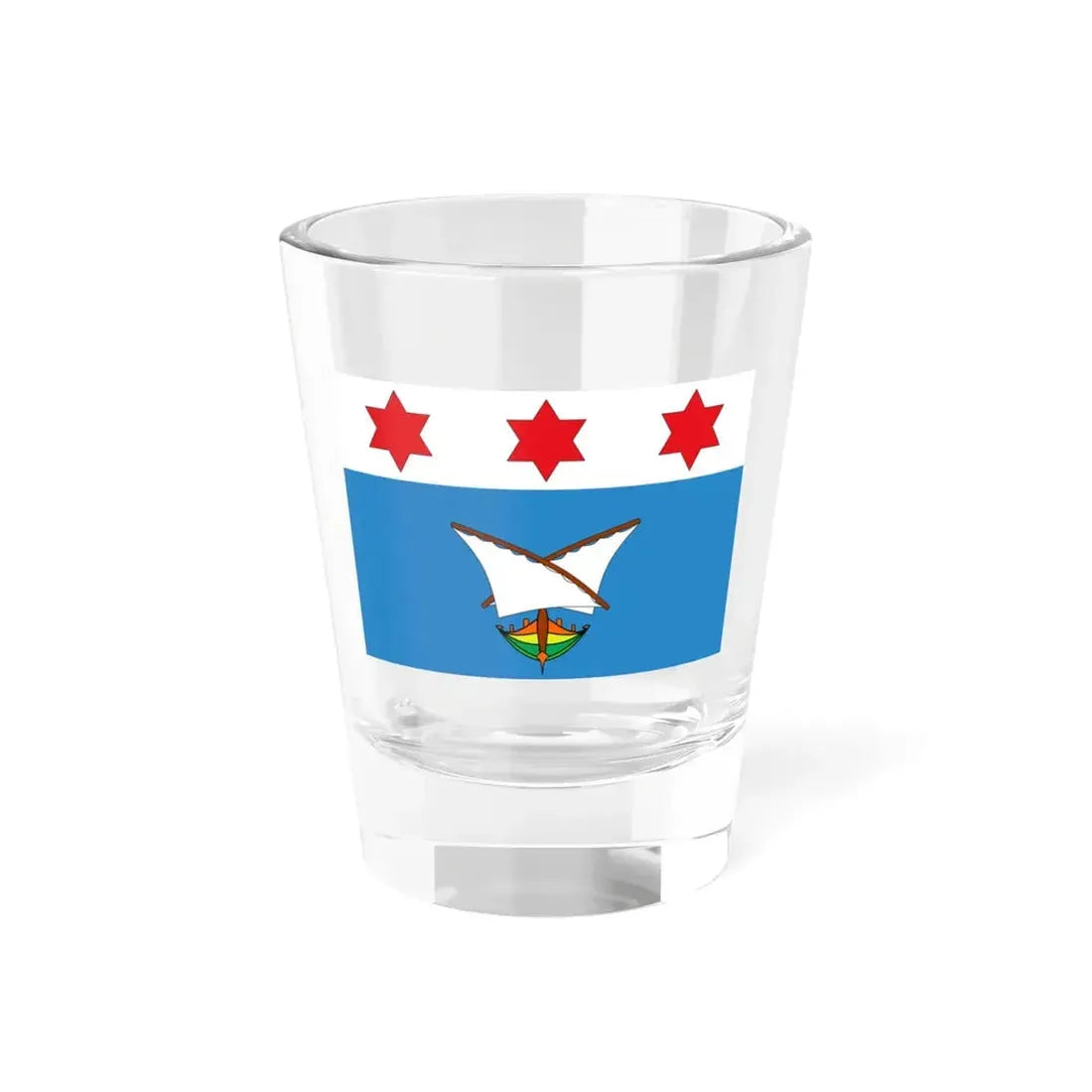 Flag of Qala Malta - Shot Glass 1.5oz 1.5oz - Go Mug Yourself