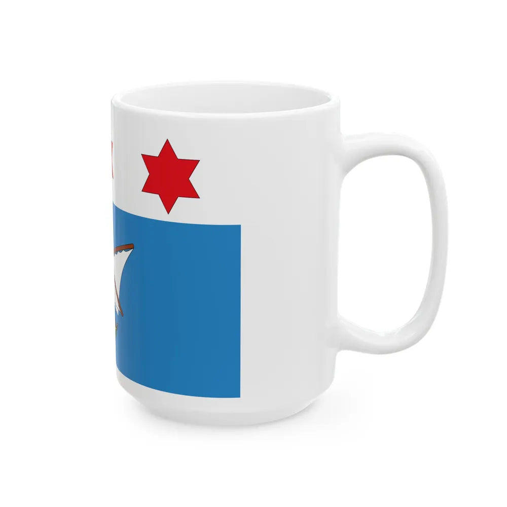 Flag of Qala Malta - White Coffee Mug-Go Mug Yourself