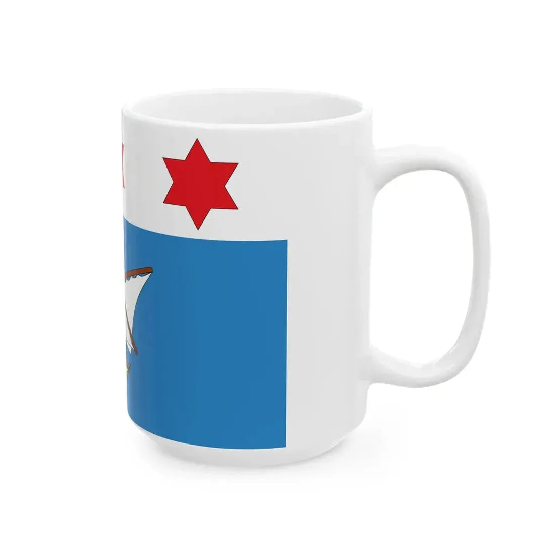 Flag of Qala (Malta) White Coffee Mug - Go Mug Yourself