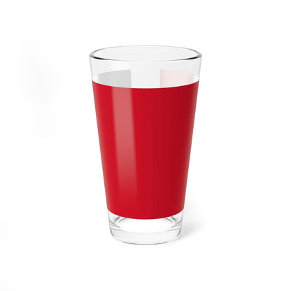 Flag of Qatar 1860-1916 19161932 (Qatar) Pint Glass 16oz 16oz - Go Mug Yourself