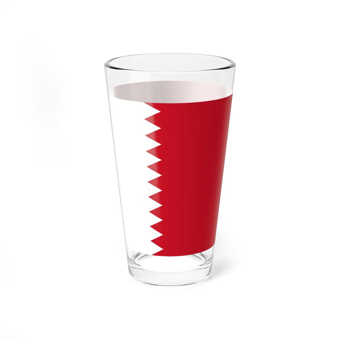 Flag of Qatar 1860-1916 19161932 (Qatar) Pint Glass 16oz - Go Mug Yourself