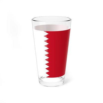 Flag of Qatar 1860-1916 19161932 (Qatar) Pint Glass 16oz - Go Mug Yourself