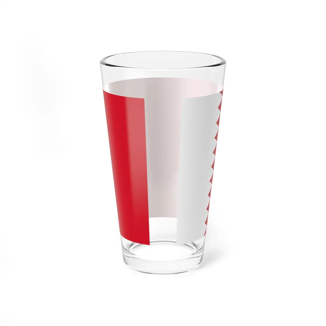 Flag of Qatar 1860-1916 19161932 (Qatar) Pint Glass 16oz - Go Mug Yourself