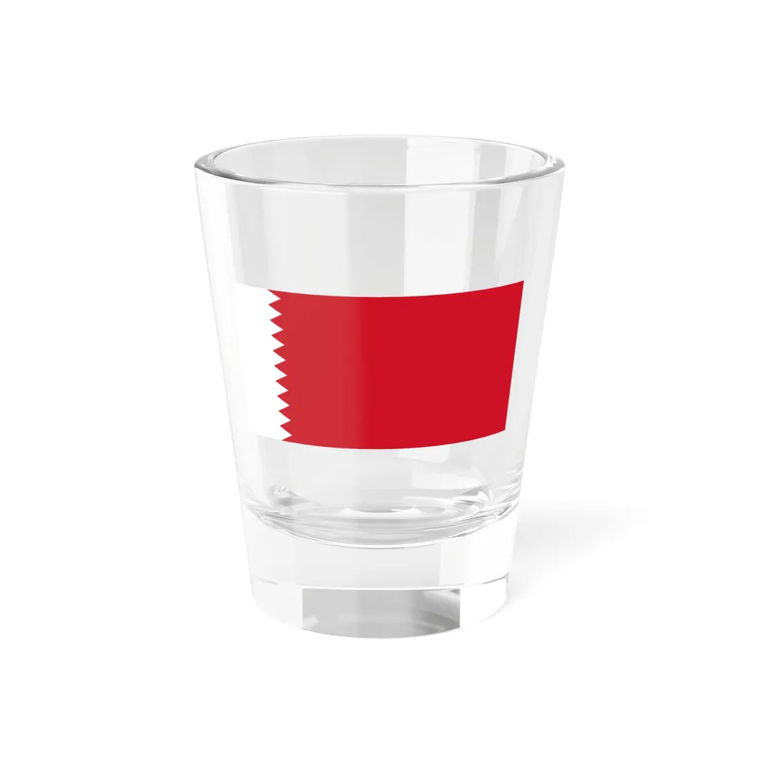 Flag of Qatar 1860-1916 19161932 (Qatar) Shot Glass 1.5oz 1.5oz - Go Mug Yourself