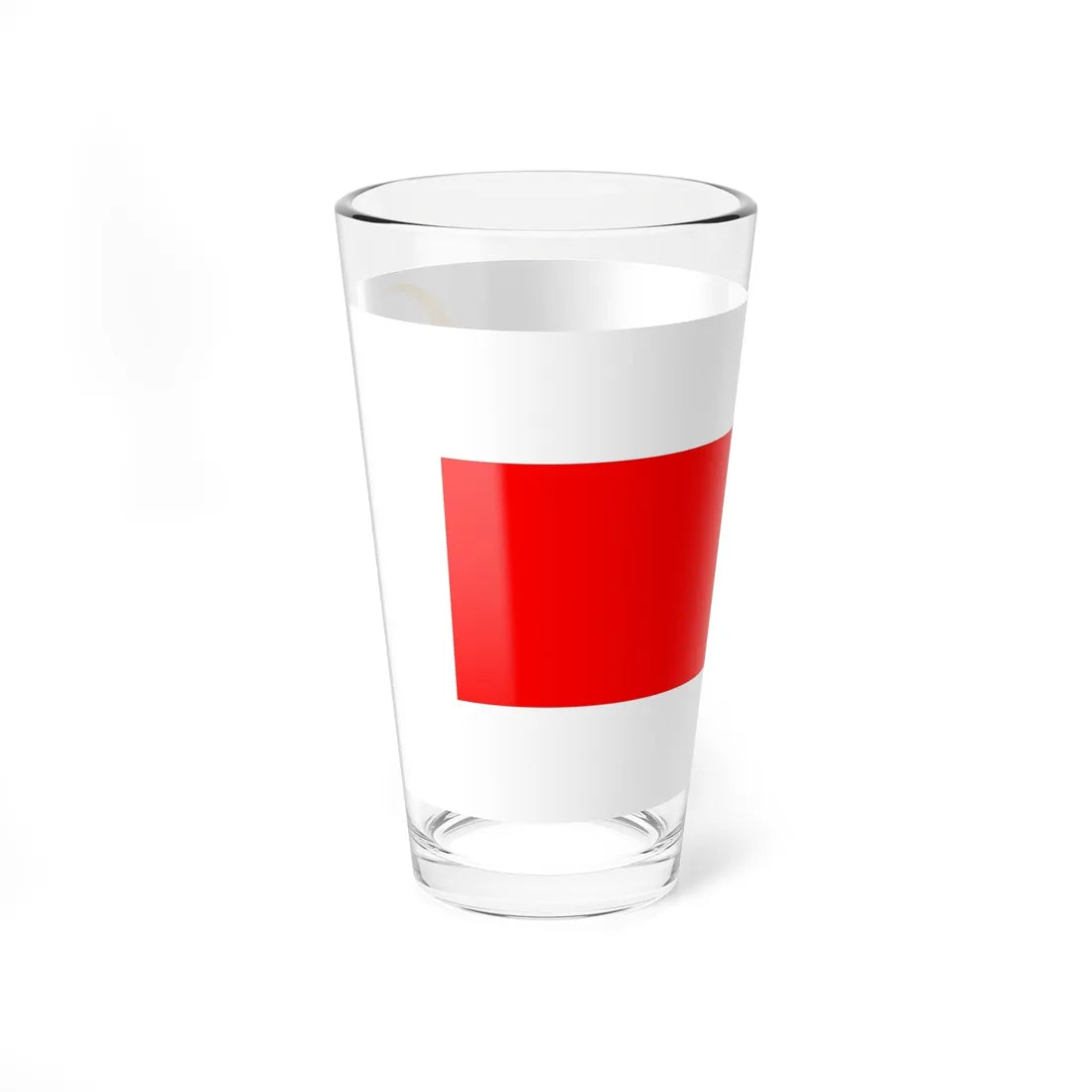 Flag of Qatar 1916 (Qatar) Pint Glass 16oz - Go Mug Yourself