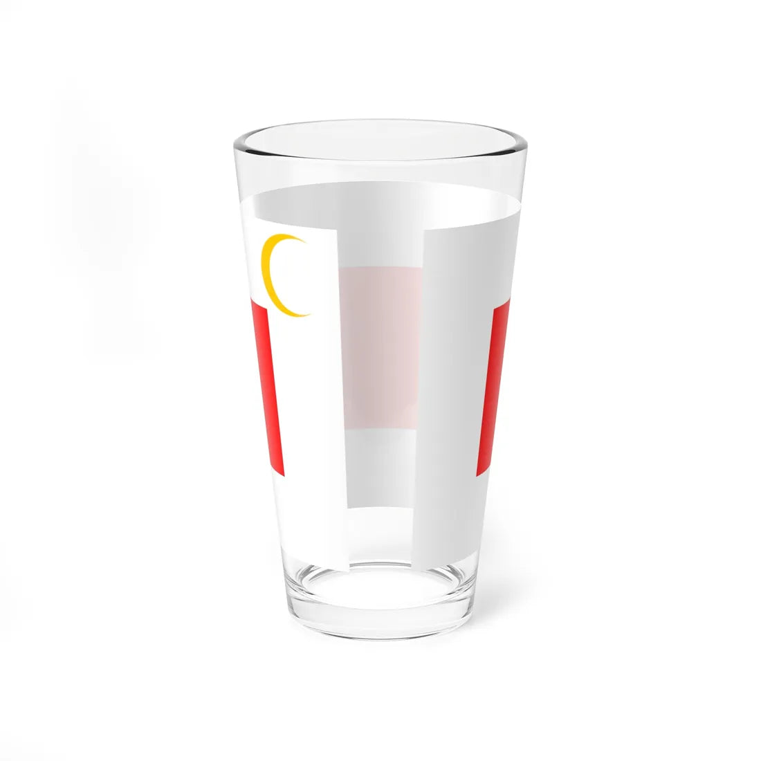 Flag of Qatar 1916 (Qatar) Pint Glass 16oz - Go Mug Yourself