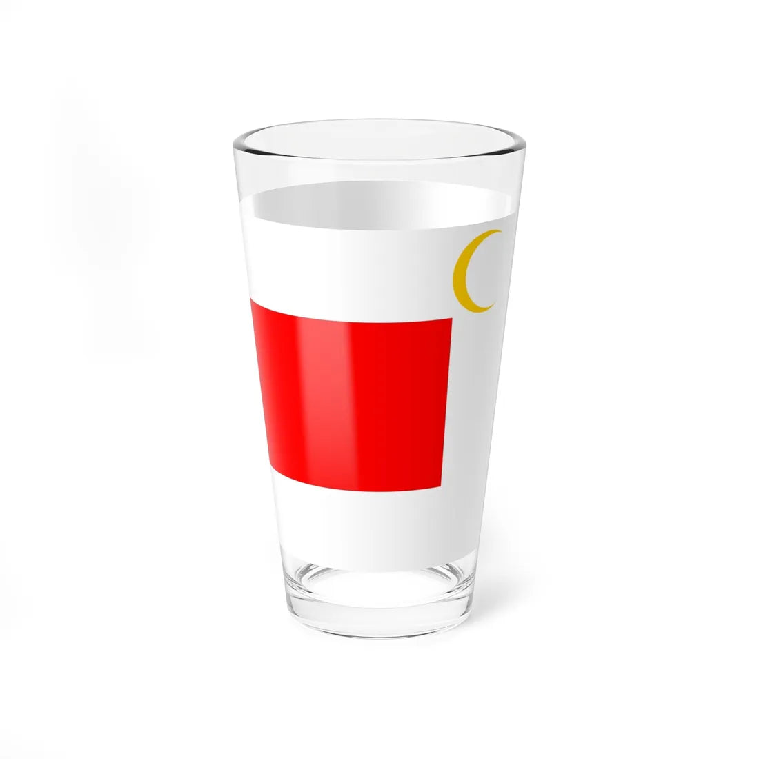 Flag of Qatar 1916 (Qatar) Pint Glass 16oz - Go Mug Yourself