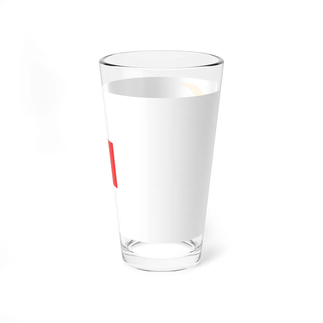 Flag of Qatar 1916 reported variant (Qatar) Pint Glass 16oz - Go Mug Yourself