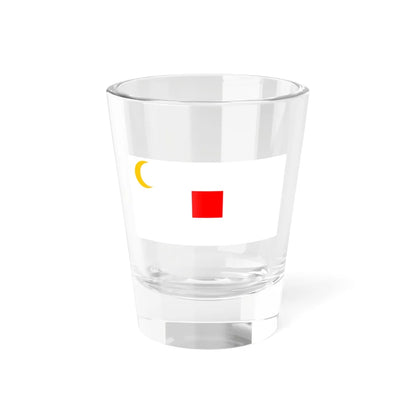 Flag of Qatar 1916 reported variant (Qatar) Shot Glass 1.5oz 1.5oz - Go Mug Yourself