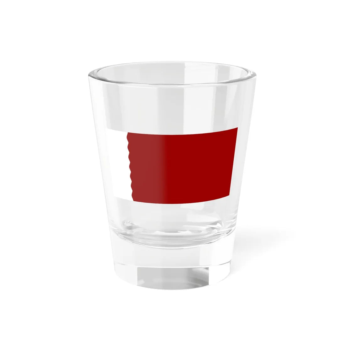 Flag of Qatar 1932-1936 (Qatar) Shot Glass 1.5oz 1.5oz - Go Mug Yourself