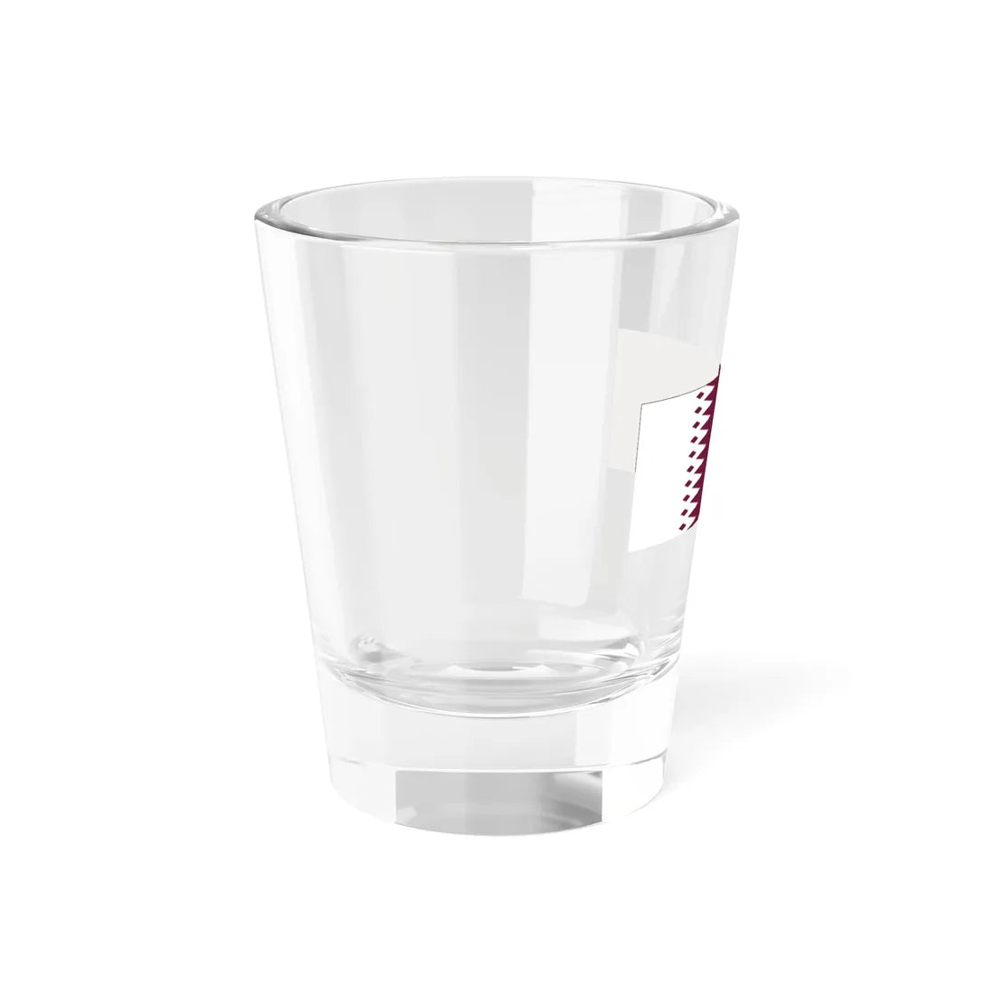 Flag of Qatar 1933-1936 (Qatar) Shot Glass 1.5oz - Go Mug Yourself