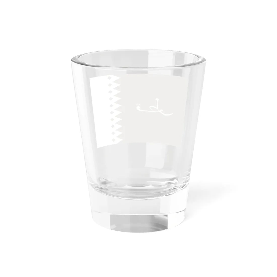 Flag of Qatar 1936-1949 3-2 (Qatar) Shot Glass 1.5oz - Go Mug Yourself