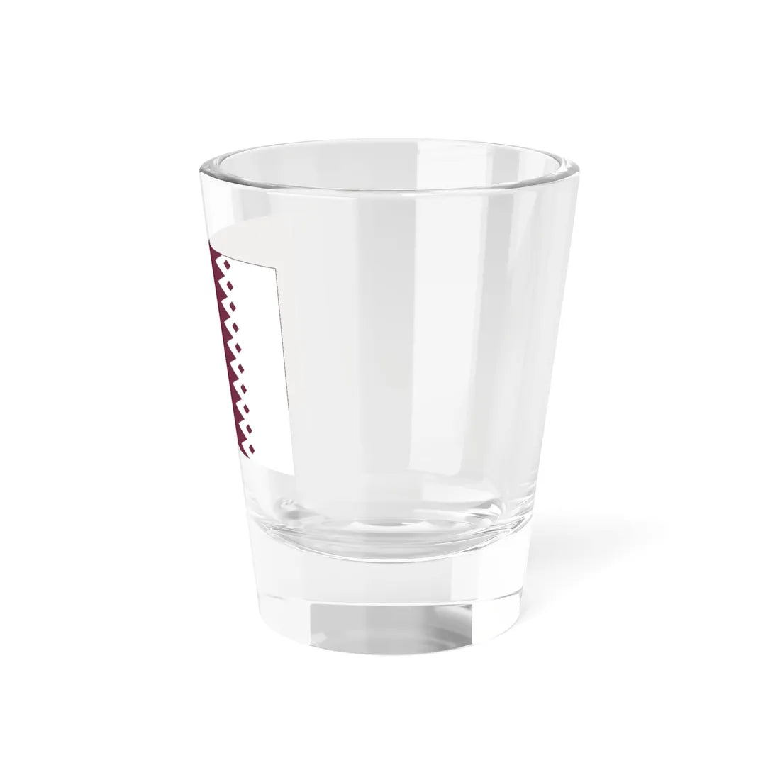Flag of Qatar 1936-1949 3-2 (Qatar) Shot Glass 1.5oz - Go Mug Yourself