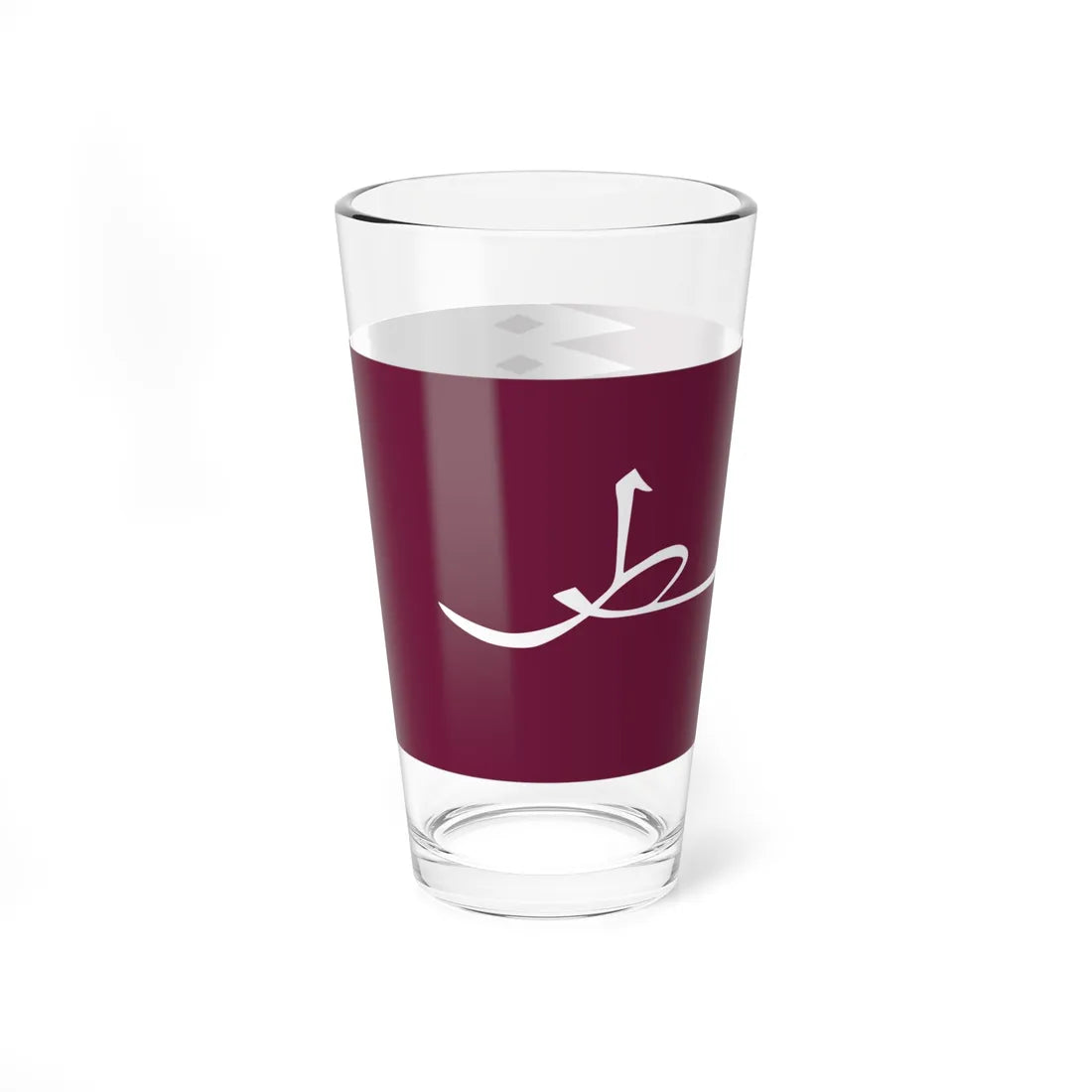 Flag of Qatar 1936-1949 (Qatar) Pint Glass 16oz - Go Mug Yourself